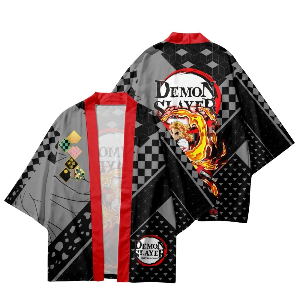 2023 Demon Slayer Rengoku Kyoujurou Cardigan Oversized Kimono Japanese Anime Women Men Haori Cosplay Shirts Plus Size
2023 Demon Slayer Rengoku Kyoujurou Cardigan Oversized Kimono Japanese Anime Women Men Haori Cosplay Shirts Plus Size