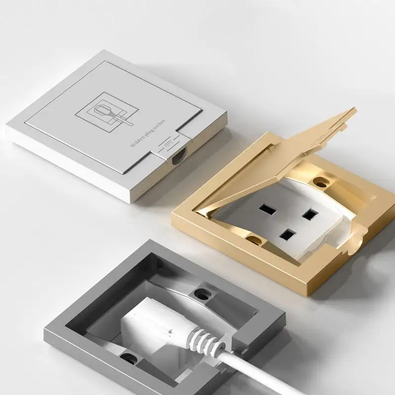 Danni UK Plug 13A Wall Embedded Socket Panel, Hidden Wall 220V Electrical Socket, Model 86 Refrigerator Invisible Wall Socket
Danni UK Plug 13A Wall Embedded Socket Panel, Hidden Wall 220V Electrical Socket, Model 86 Refrigerator Invisible Wall Socket