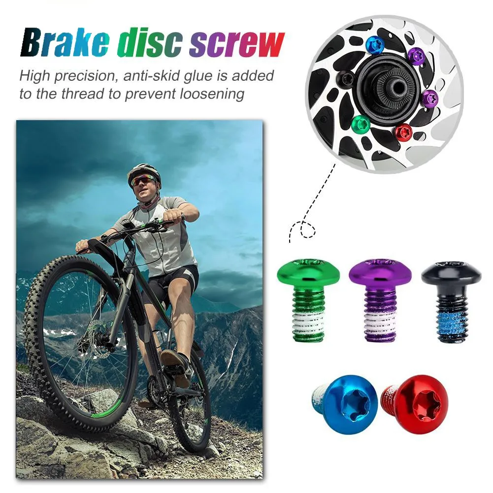 12pcs M5x9mm Bicycle Disk Brake Rotor Bolt Stainless Steel Prevent Loosing T25 MTB Bike Brakes Disc Screw Cycling Accessories
12pcs M5x9mm Bicycle Disk Brake Rotor Bolt Stainless Steel Prevent Loosing T25 MTB Bike Brakes Disc Screw Cycling Accessories