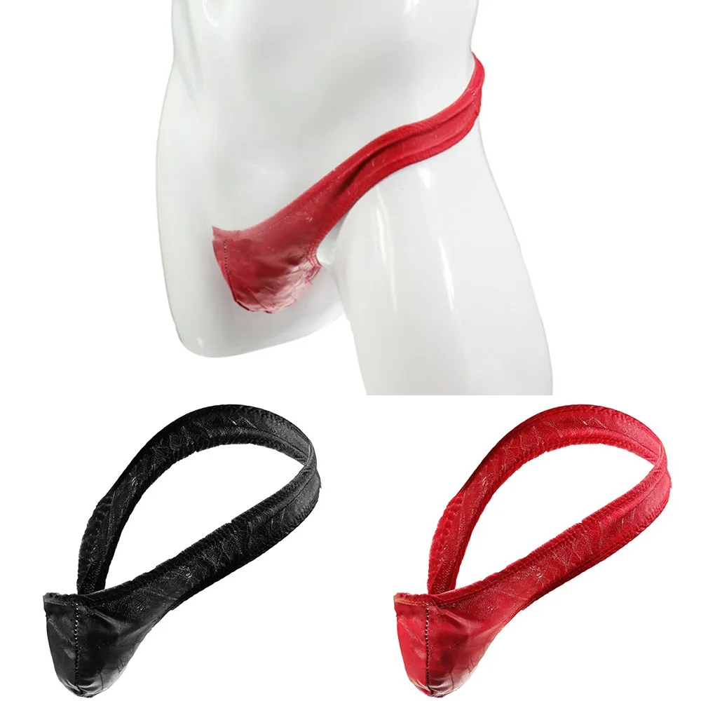 Men Sexy Underwear Imitation Leather C-Pants Unilateral Bikini Thong Solid Leopard Invisible Thong Buttocks G-string
Men Sexy Underwear Imitation Leather C-Pants Unilateral Bikini Thong Solid Leopard Invisible Thong Buttocks G-string