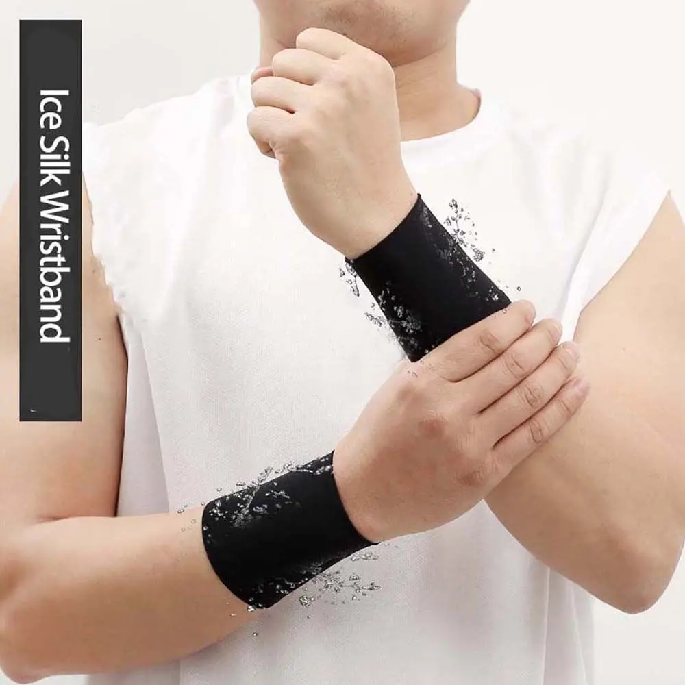 Men Women Elastic Wrist Cover Solid Color Outdoor Sunscreen Wrist Cycling Arm Sleeves Sports Wristband Ice Silk Sleeves
Men Women Elastic Wrist Cover Solid Color Outdoor Sunscreen Wrist Cycling Arm Sleeves Sports Wristband Ice Silk Sleeves