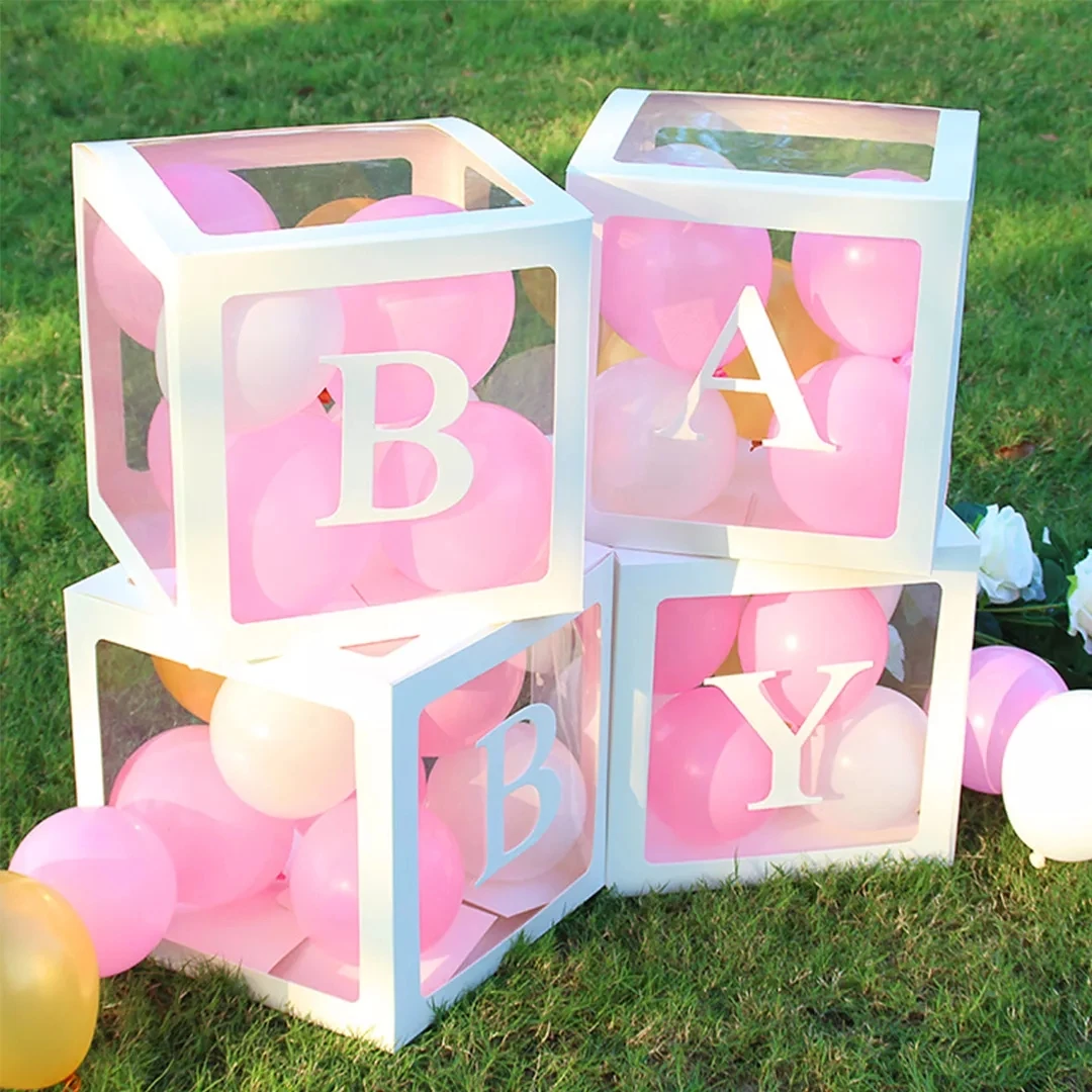 Transparent Letter Baby Shower Box Birthday Wedding Custom Name Balloon Box 1st Birthday Party Decorations Kids Babyshower Girl
Transparent Letter Baby Shower Box Birthday Wedding Custom Name Balloon Box 1st Birthday Party Decorations Kids Babyshower Girl
