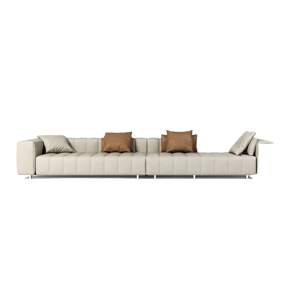 Leather Sofa A Living Room Italian Minimalism Large-Sized Apartment Villa Light Luxury Nappa Furniture Pine Frame
Leather Sofa A Living Room Italian Minimalism Large-Sized Apartment Villa Light Luxury Nappa Furniture Pine Frame