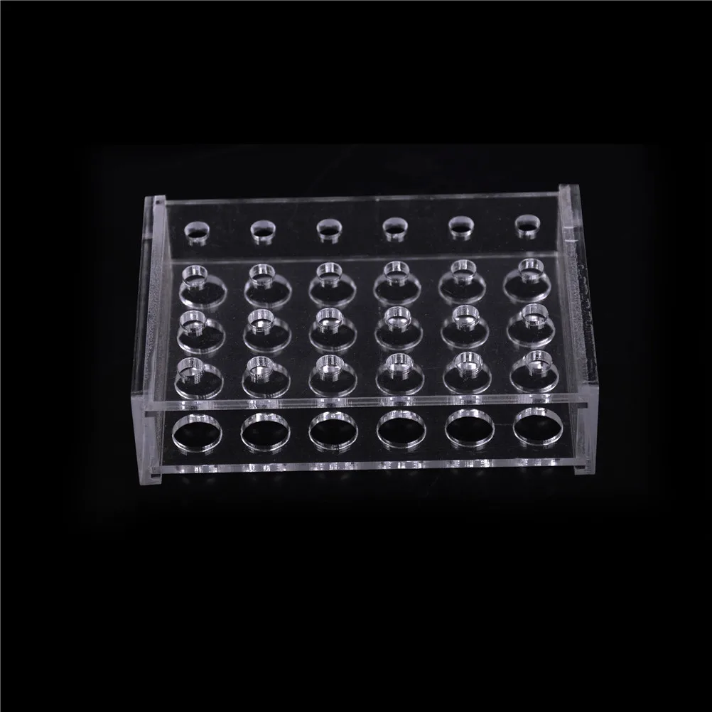1.5ml 24-hole Test Tube Rack ,Plastic Test Tube Holder Stand Lab Equipment Supplies 10.6x7x3cm
1.5ml 24-hole Test Tube Rack ,Plastic Test Tube Holder Stand Lab Equipment Supplies 10.6x7x3cm