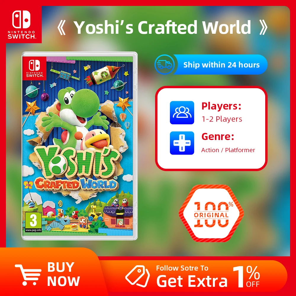 Игровые предложения Nintendo Switch-Специализированная версия Yoshi's World-жанр
