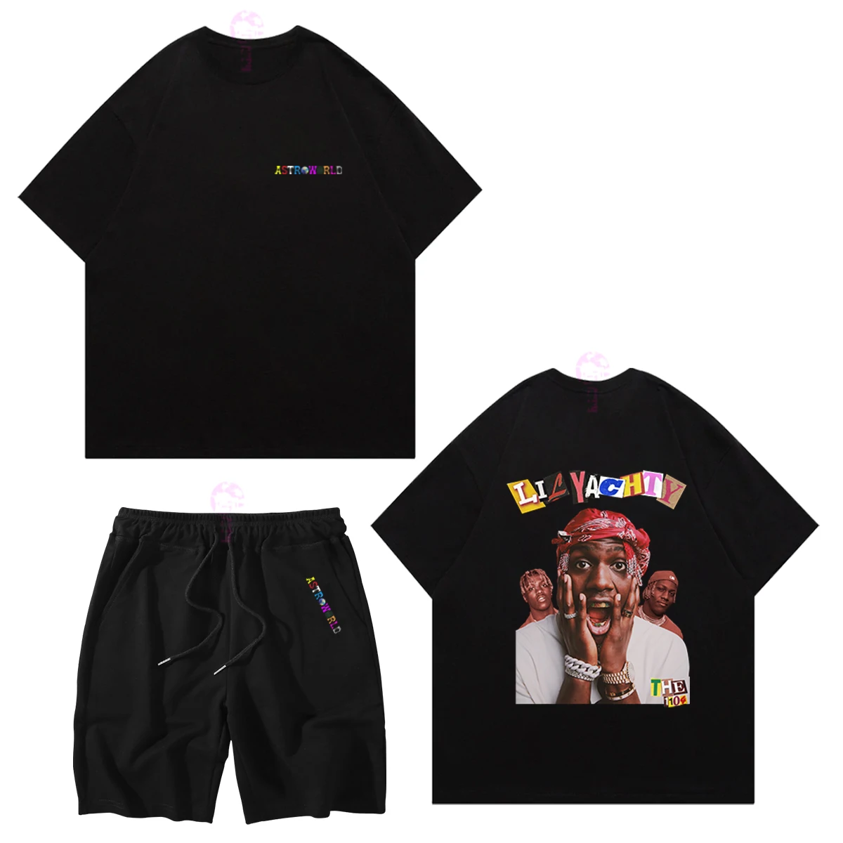 Luxury Men Pure Cotton Breathable Suit AstroWorld Retro Print 2023 SummerHip-hop Rap Commemorative Casual Clothing Two-Piece Set
Luxury Men Pure Cotton Breathable Suit AstroWorld Retro Print 2023 SummerHip-hop Rap Commemorative Casual Clothing Two-Piece Set