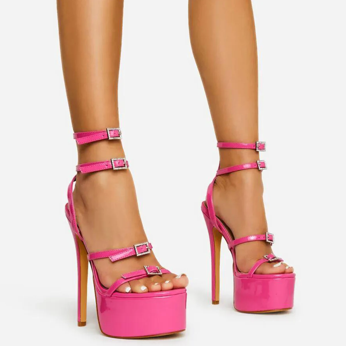 Sandals Women's Summer Thin Heels Riband Platform Pumps Shoes Fashion Classics Buckle 2022
Sandals Women's Summer Thin Heels Riband Platform Pumps Shoes Fashion Classics Buckle 2022