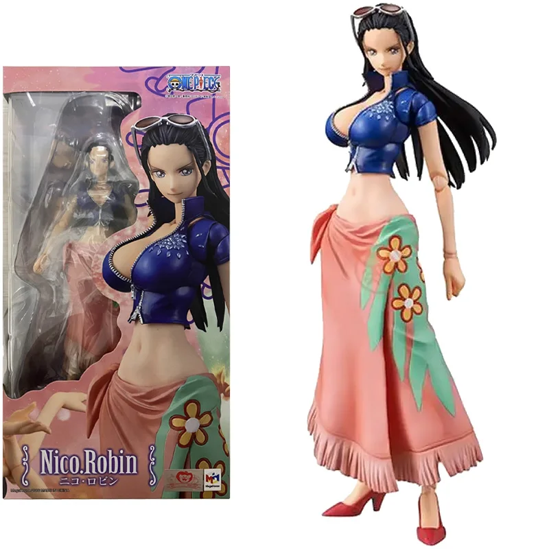 

In Stock Original MegaHouse VAH Variable Action Heroes Nico Robin One Piece 18CM Model Collection Action Figure Toys Gifts