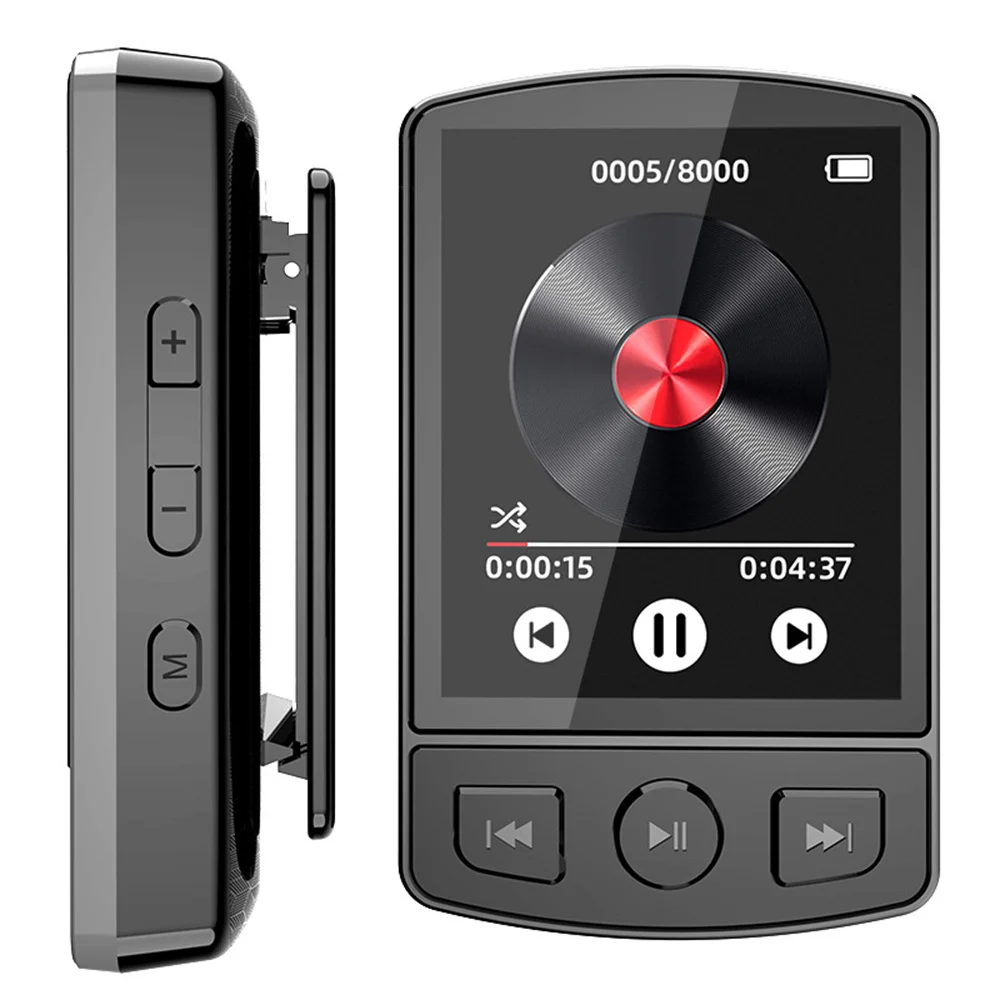 MP3-плеер портативный спортивный с клипсой Walkman hi-fi звук Bluetooth-совместимость 5 2