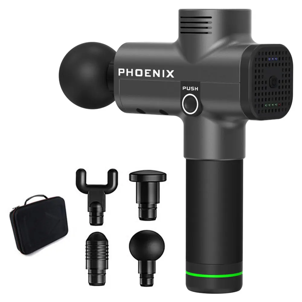 Phoenix A2 Massage Relaxation Black Electric Body Massage Gun 4 Head Phoenix Massager For Neck Dropshipping Gun Massage MG57005
Phoenix A2 Massage Relaxation Black Electric Body Massage Gun 4 Head Phoenix Massager For Neck Dropshipping Gun Massage MG57005