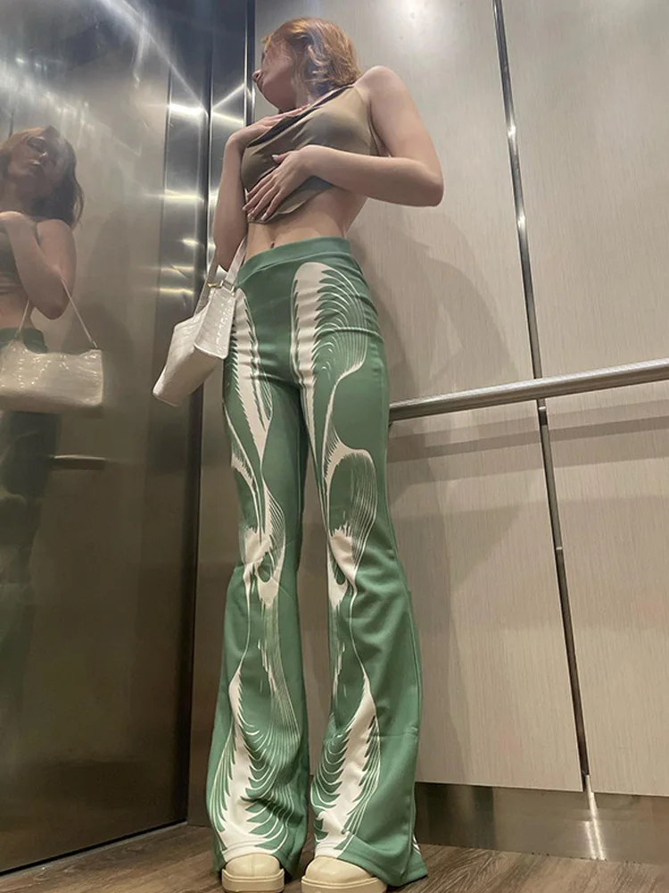 Casual Y2k Print Silm Fit Flare Pants For Women Clothes High Waist Sexy Hip Wrap Fashion Trousers Streetwear Pantalones De Mujer
Casual Y2k Print Silm Fit Flare Pants For Women Clothes High Waist Sexy Hip Wrap Fashion Trousers Streetwear Pantalones De Mujer