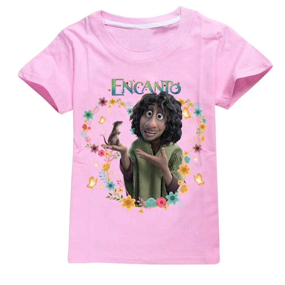 2022 New Disney Mirabel Madrigal Encanto Cartoon Print T Shirt Harajuku Kawaii Little Girls T Shirt Short Sleeve Top
2022 New Disney Mirabel Madrigal Encanto Cartoon Print T Shirt Harajuku Kawaii Little Girls T Shirt Short Sleeve Top