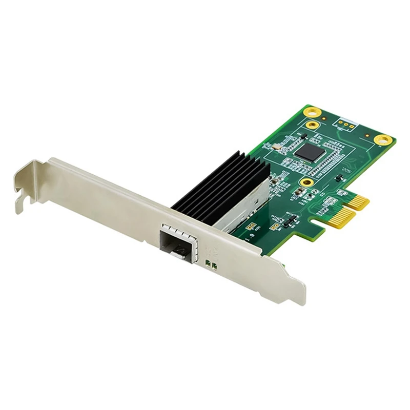 WGI210 PCI-E X1 однопортовая SFP-Серверная сетевая карта памяти I210-F1 гигабитная оптоволоконная сетевая карта
WGI210 PCI-E X1 однопортовая SFP-Серверная сетевая карта памяти I210-F1 гигабитная оптоволоконная сетевая карта