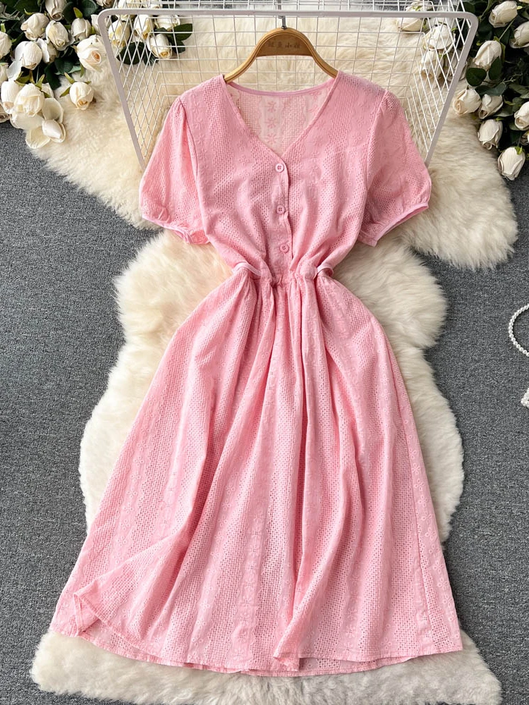 Fitaylor/Новое повседневное летнее однотонное Короткое женское платье на пуговицах, ТРАПЕЦИЕВИДНОЕ шифоновое однобортное платье до середины и...
Fitaylor/Новое повседневное летнее однотонное Короткое женское платье на пуговицах, ТРАПЕЦИЕВИДНОЕ шифоновое однобортное платье до середины и...