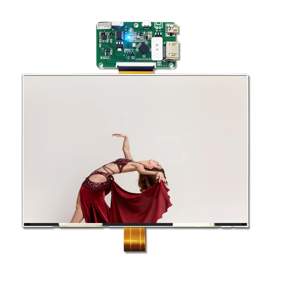 

8.9" 2K TFT LCD display resolution 2560x1600 TFTMD089030 61 pin with control driver board for projector printer