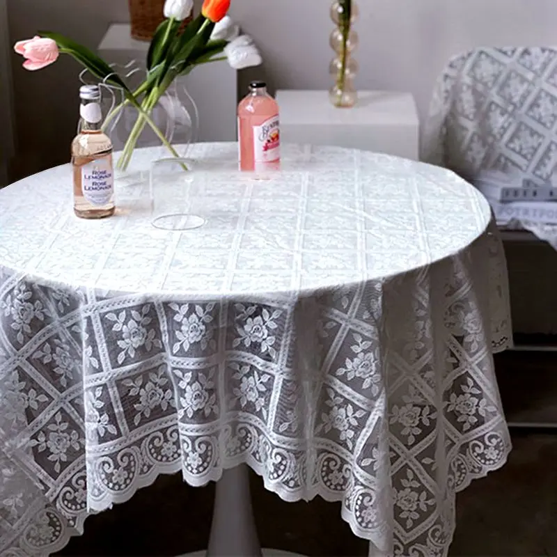 Retro Hollow Lace Table Cloth Pure White Pastoral Tablecloth Table Cover Washable Tablecloth Home Decor Manteles Bordados
Retro Hollow Lace Table Cloth Pure White Pastoral Tablecloth Table Cover Washable Tablecloth Home Decor Manteles Bordados