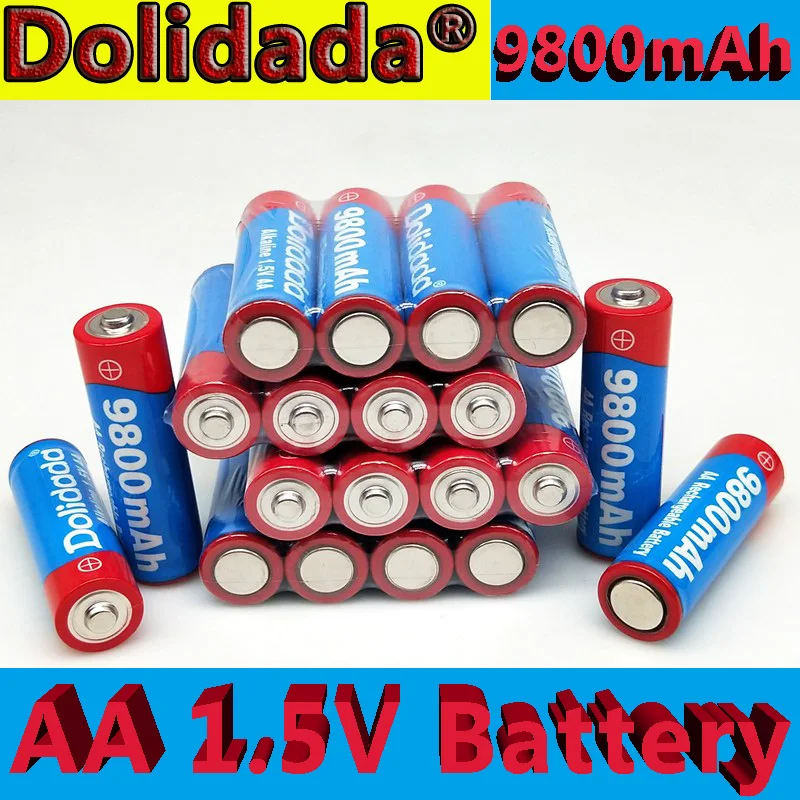 New AA rechargeable battery 9800mah 1.5V New Alkaline Rechargeable batery for led light toy mp3
New AA rechargeable battery 9800mah 1.5V New Alkaline Rechargeable batery for led light toy mp3