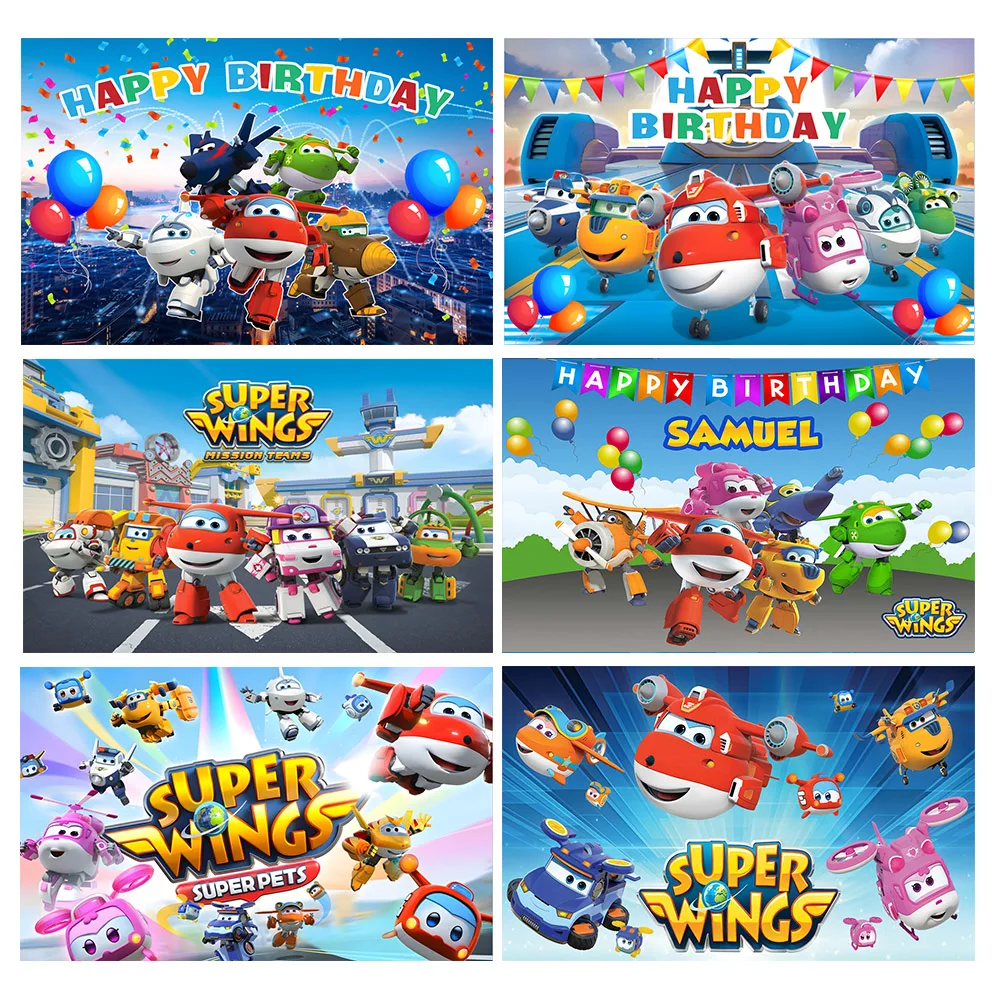Woncol Super Wings Photography Backgrounds Boys Birthday Party Photo Backdrops Decor Banners Photo Booth Props
Woncol Super Wings Photography Backgrounds Boys Birthday Party Photo Backdrops Decor Banners Photo Booth Props