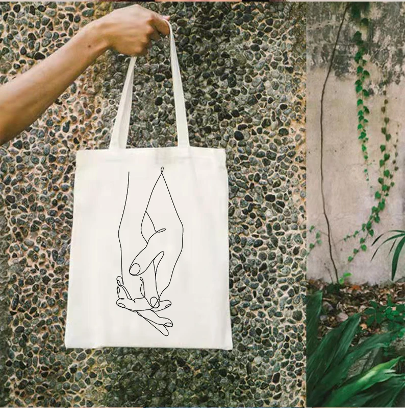 Love Heart Hands Line Art Tote Bag Canvas Hands Line Art Bags Line Art Reusable Shopping Bag Black and White Print
Love Heart Hands Line Art Tote Bag Canvas Hands Line Art Bags Line Art Reusable Shopping Bag Black and White Print