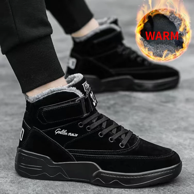 Lisapie men high top outdoor boots winter men Plush Casual sport Shoes leather snow boots winter sneakers Men fashion Warm Shoes
Lisapie men high top outdoor boots winter men Plush Casual sport Shoes leather snow boots winter sneakers Men fashion Warm Shoes