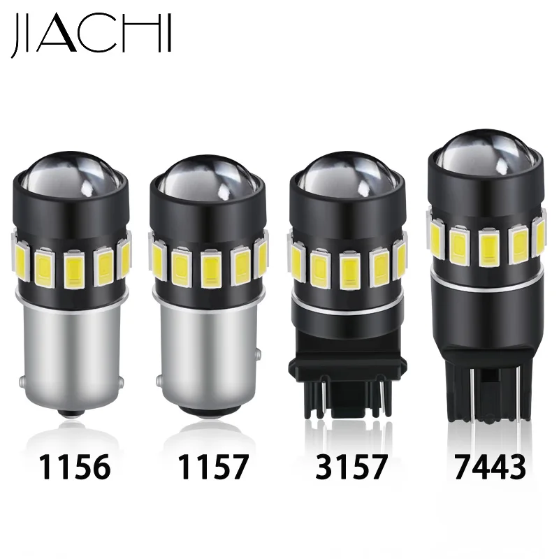 

JIACHI 100 шт. 1156 BA15S P21/5 Вт BAY15D для 1157 авто светодиодный светильник лампа высокой мощности 12 В 5730SMD 16 Чип DRL сигнал поворота Тормозная лампа