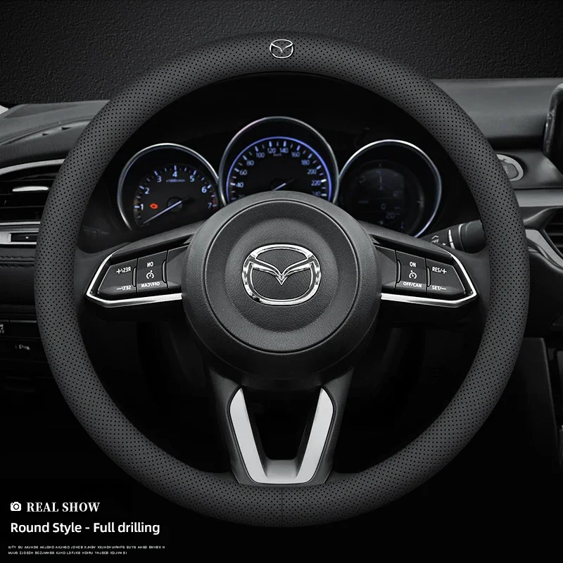 Автомобильный кожаный чехол на руль 38 см из углеродного волокна для Mazda MX-5 CX-30 CX-3 CX-8 CX-5 CX3 CX5 CX4 cx30 cx8, автомобильные аксессуары
Автомобильный кожаный чехол на руль 38 см из углеродного волокна для Mazda MX-5 CX-30 CX-3 CX-8 CX-5 CX3 CX5 CX4 cx30 cx8, автомобильные аксессуары