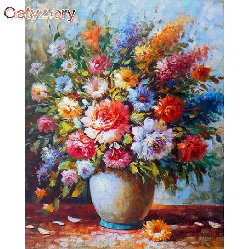 GATYZTORY DIY Painting By Numbers For Adults Colorful Flowers Picture By Numbers Handpainted Oil Painting For Home Decors Crafts
GATYZTORY DIY Painting By Numbers For Adults Colorful Flowers Picture By Numbers Handpainted Oil Painting For Home Decors Crafts