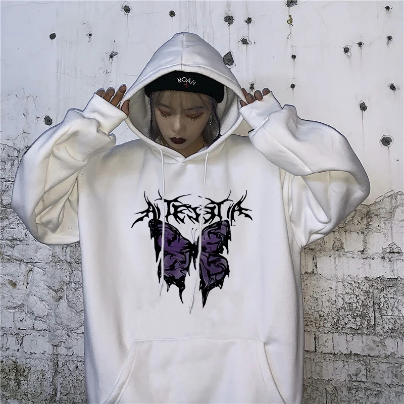 Winter Gothic Style Hoodie Ladies Sweatshirt Harajuku Butterfly Print Hooded Aesthetic Hoodie Spring Ladies Hoodie Streetwear
Winter Gothic Style Hoodie Ladies Sweatshirt Harajuku Butterfly Print Hooded Aesthetic Hoodie Spring Ladies Hoodie Streetwear