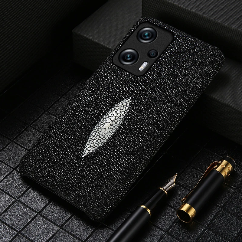 Genuine Pearl Stingray Leather Phone case for xiaomi redmi note 11t 10 9 8 Pro k50 Pro Poco M4 Pro Half pack mobile phone case
Genuine Pearl Stingray Leather Phone case for xiaomi redmi note 11t 10 9 8 Pro k50 Pro Poco M4 Pro Half pack mobile phone case