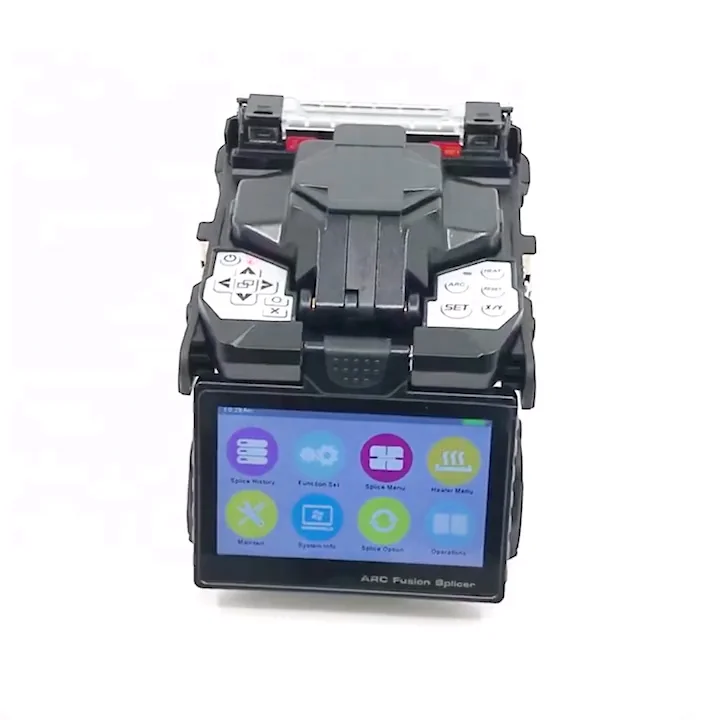 5 Inch High Resolution Touch Screen Automatic Fusion Splicing Machine Fiber Optic Fusion Splice
5 Inch High Resolution Touch Screen Automatic Fusion Splicing Machine Fiber Optic Fusion Splice