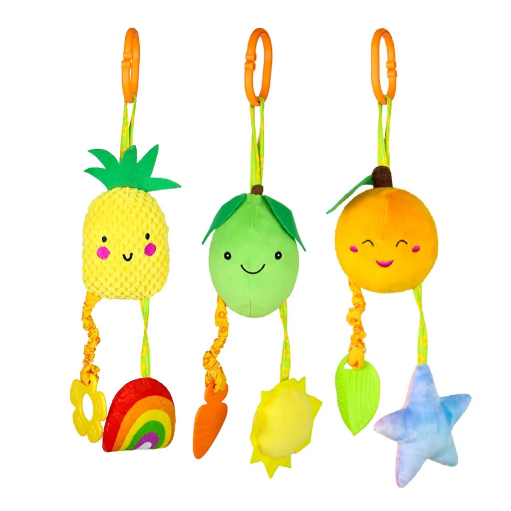3Pcs Baby Hanging Rattle Toys, Stuffed Wind Chime with Teether and Squeaker for Stroller Crib
3Pcs Baby Hanging Rattle Toys, Stuffed Wind Chime with Teether and Squeaker for Stroller Crib