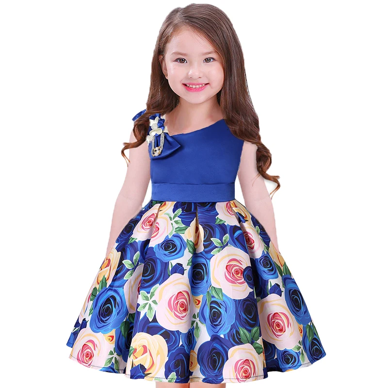 Summer Kids Flower Dresses for Girls Christmas Children Clothing Dress Princess Brithday Wedding Party Baby Girl Dress With Bow
Summer Kids Flower Dresses for Girls Christmas Children Clothing Dress Princess Brithday Wedding Party Baby Girl Dress With Bow