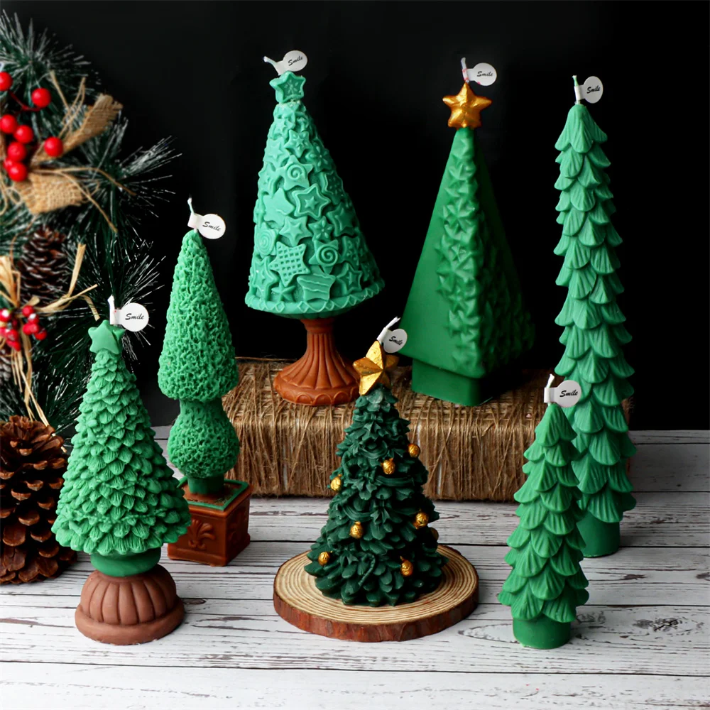 INS Christmas Tree Candle Mold Silicone Xmas Resin Statue Plaster Scent Soap Tool DIY Home Decor Crafts
INS Christmas Tree Candle Mold Silicone Xmas Resin Statue Plaster Scent Soap Tool DIY Home Decor Crafts