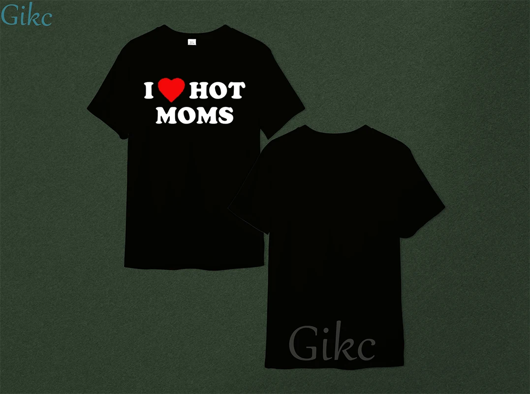 I Love Hot Moms Tshirt Funny Red Heart Love Moms T-Shirt Men Casualprinted T Shirt Dominant Cotton Mens Top T-Shirts
I Love Hot Moms Tshirt Funny Red Heart Love Moms T-Shirt Men Casualprinted T Shirt Dominant Cotton Mens Top T-Shirts