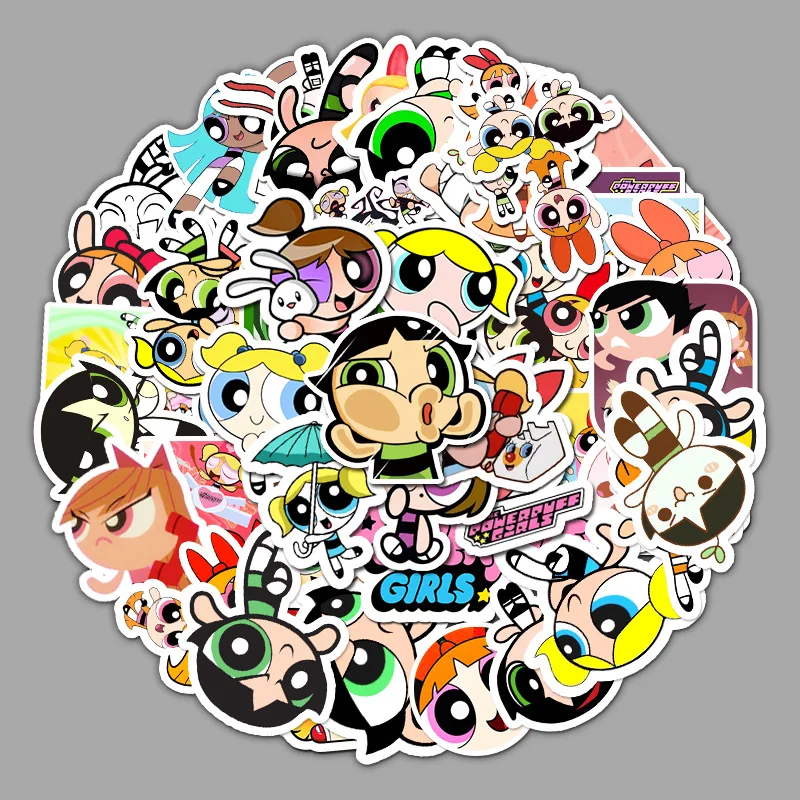 50pcs Powerpuff Girls Cartoon Anime Suitcase Suitcase Laptop Phone Label Decoration Waterproof Sticker Pack DIY Toys
50pcs Powerpuff Girls Cartoon Anime Suitcase Suitcase Laptop Phone Label Decoration Waterproof Sticker Pack DIY Toys
