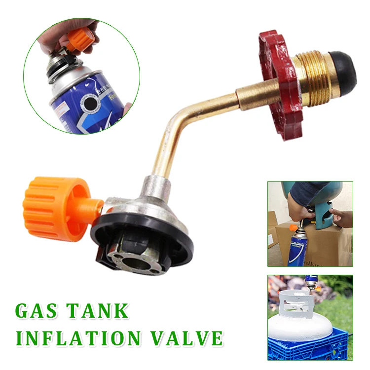 New Gas Tank Inflation Valve Quick Connect Butane Gas Cylinder Fuel Tank Filler Connector Adapter For Gas Recharge Camping Tools
New Gas Tank Inflation Valve Quick Connect Butane Gas Cylinder Fuel Tank Filler Connector Adapter For Gas Recharge Camping Tools