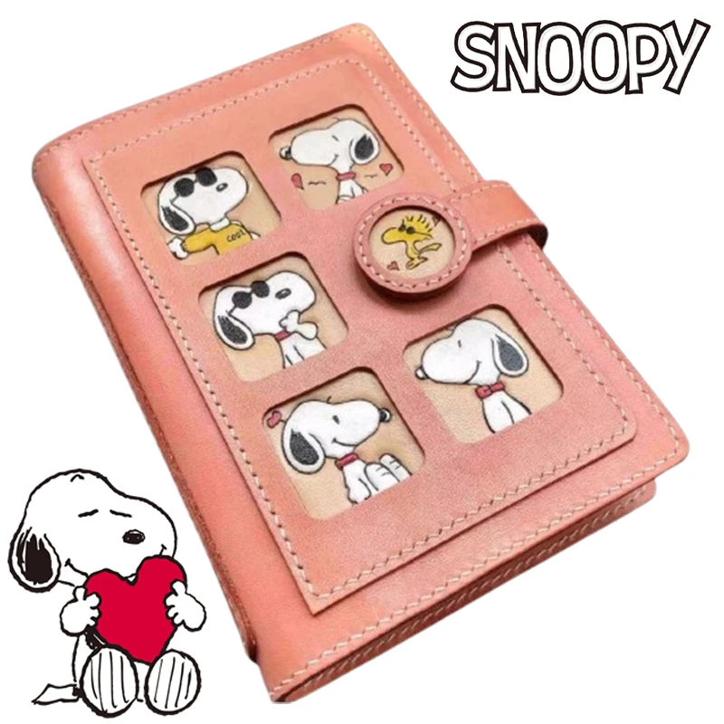 Блокнот Snoopy A6 из искусственной кожи аниме мультяшный Дневник для мужчин и женщин