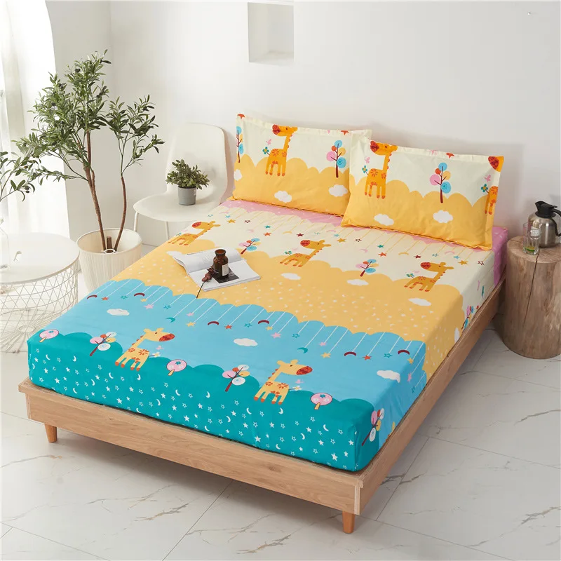 Kids Bed Fitted Sheet Set Cartoon Fitted Sheet Mattress Cover For Single Bed Dustproof Bedding Fitted Sheets With Pillowcase
Kids Bed Fitted Sheet Set Cartoon Fitted Sheet Mattress Cover For Single Bed Dustproof Bedding Fitted Sheets With Pillowcase