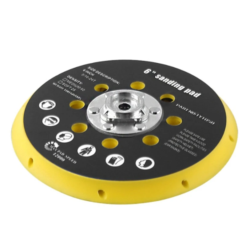 6Inch 150mm 17 Holes Sander Backing Pad for Makita/BO6030/BO6040 for Festool RO1 ES150 ET2 ES / ETS 150 Grinding Sanding
6Inch 150mm 17 Holes Sander Backing Pad for Makita/BO6030/BO6040 for Festool RO1 ES150 ET2 ES / ETS 150 Grinding Sanding