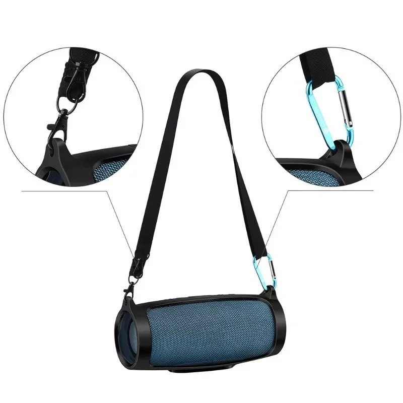 Silicone Case Cover Skin With Strap Carabiner for JBL Charge 4 Portable Wireless Bluetooth Speaker
Silicone Case Cover Skin With Strap Carabiner for JBL Charge 4 Portable Wireless Bluetooth Speaker