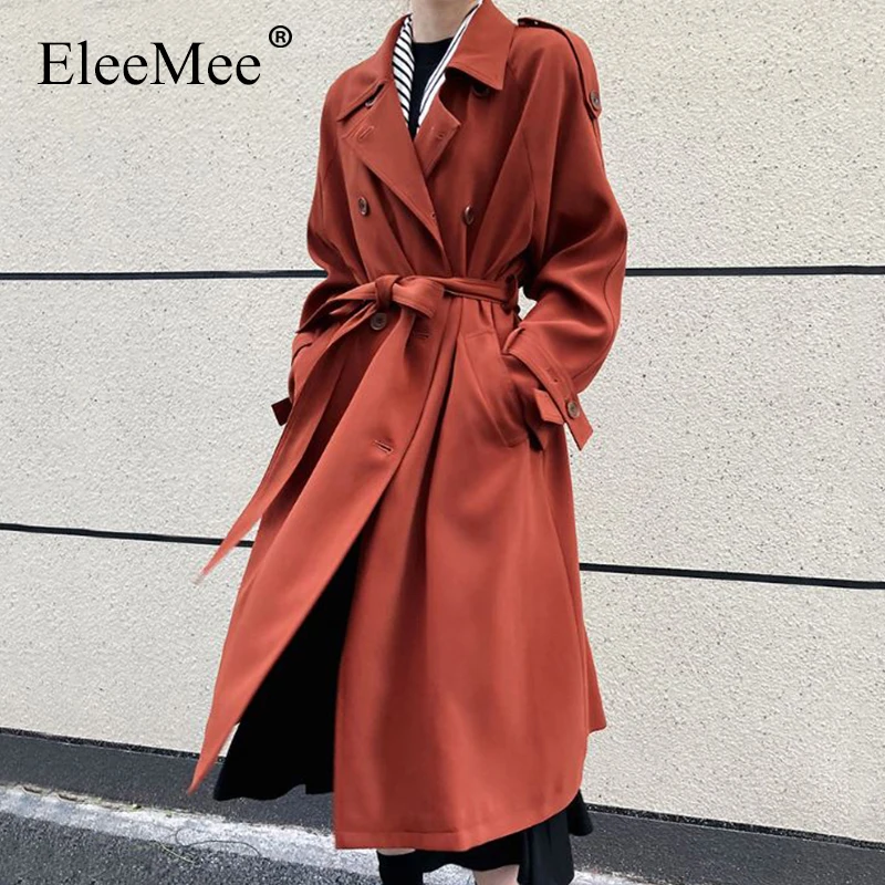 EleeMee Women Trench Coat Loose Spring Jacket 2022 New Arrival Elegant Lady Windbreaker Oversize Casual Female Coat Size S-L
EleeMee Women Trench Coat Loose Spring Jacket 2022 New Arrival Elegant Lady Windbreaker Oversize Casual Female Coat Size S-L