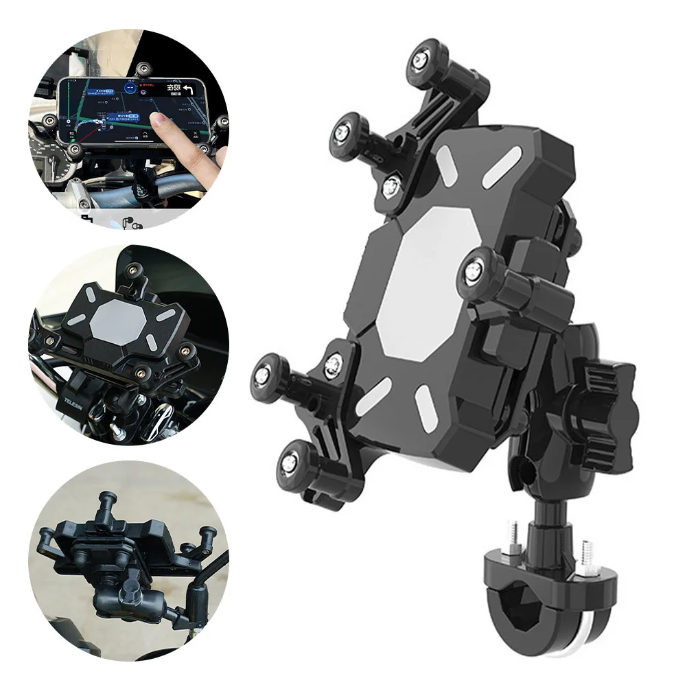 Universal Motorcycle Phone Holder Shock Absorbing Phone Mount Stand 360° Adjustable for iPhone 15 13 14 Pro Max More 4.7-7.1inch
Universal Motorcycle Phone Holder Shock Absorbing Phone Mount Stand 360° Adjustable for iPhone 15 13 14 Pro Max More 4.7-7.1inch