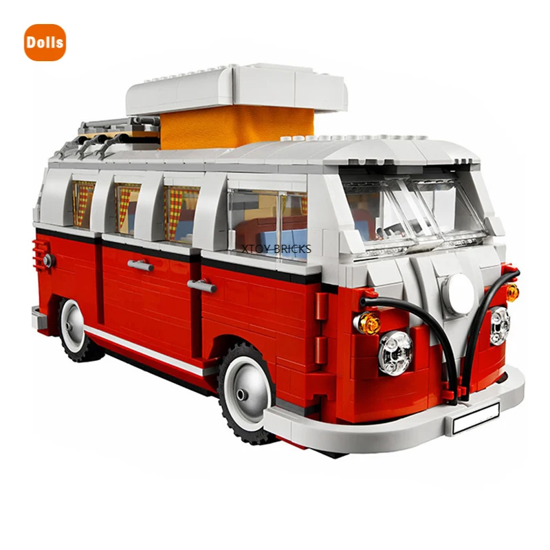 Technic Series Volkswagen T1 Camper Car Van VW Car Model Building Blocks Compatible 10220 DIY Bricks Toys for Christmas Gift
Technic Series Volkswagen T1 Camper Car Van VW Car Model Building Blocks Compatible 10220 DIY Bricks Toys for Christmas Gift