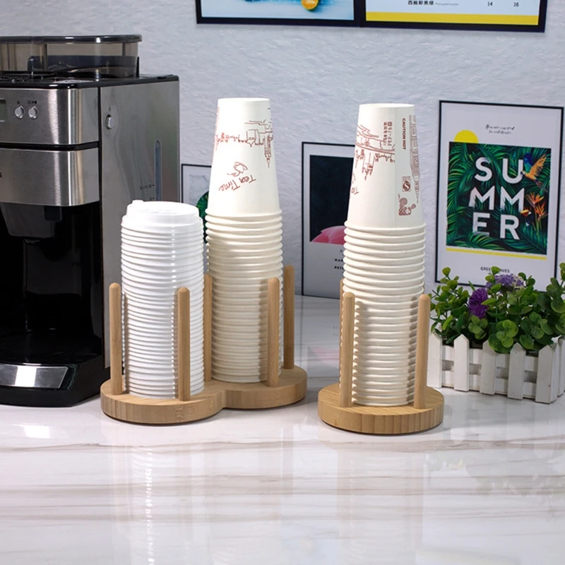 Disposable Cup Storage Holder Rack Shelf Water Tea Cups Wood Dispenser with Longer Stick Mug Display Stand Organizer Supplies
Disposable Cup Storage Holder Rack Shelf Water Tea Cups Wood Dispenser with Longer Stick Mug Display Stand Organizer Supplies