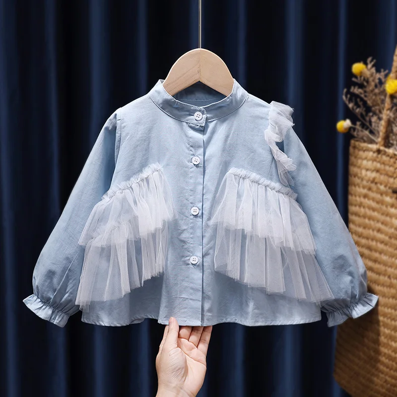 TILAMEHO Lace Girls T-Shirts 2022 Spring Autumn Long Sleeve Kids Shirts Fashion Princess Buttons Korean Style Children Girls Top
TILAMEHO Lace Girls T-Shirts 2022 Spring Autumn Long Sleeve Kids Shirts Fashion Princess Buttons Korean Style Children Girls Top