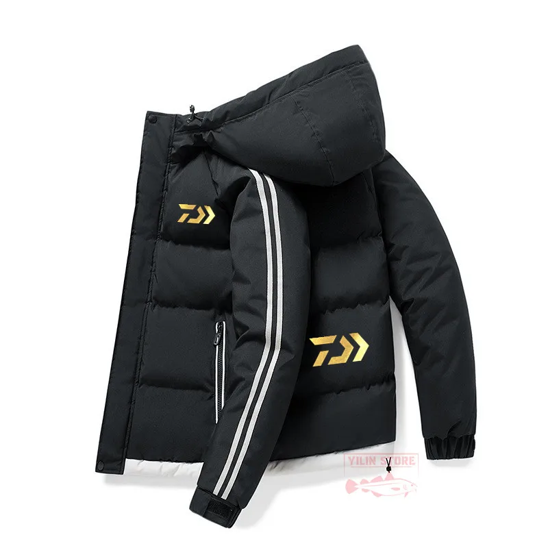 Daiwa Fishing Clothing Down Fishing Jacket Warm Hooded Thick Puffer Jacket Coat Male High Quality Thermal Winter Fishing Clothes
Daiwa Fishing Clothing Down Fishing Jacket Warm Hooded Thick Puffer Jacket Coat Male High Quality Thermal Winter Fishing Clothes
