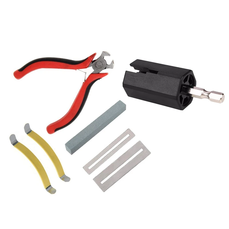 6 Pcs Guitar Clean Polish Tools Repair Kit Fret Cutter Wire Guitar Tool Set & 1 Pcs Assemble Electric Drill Hexagonal Guitar Str
6 Pcs Guitar Clean Polish Tools Repair Kit Fret Cutter Wire Guitar Tool Set & 1 Pcs Assemble Electric Drill Hexagonal Guitar Str
