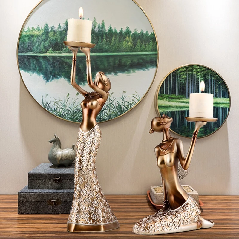 1Pair Vintage Abstract Lady Holders Statue Sculpture Candlestick Candle Holder Home Decoration Accessories Home Decor
1Pair Vintage Abstract Lady Holders Statue Sculpture Candlestick Candle Holder Home Decoration Accessories Home Decor