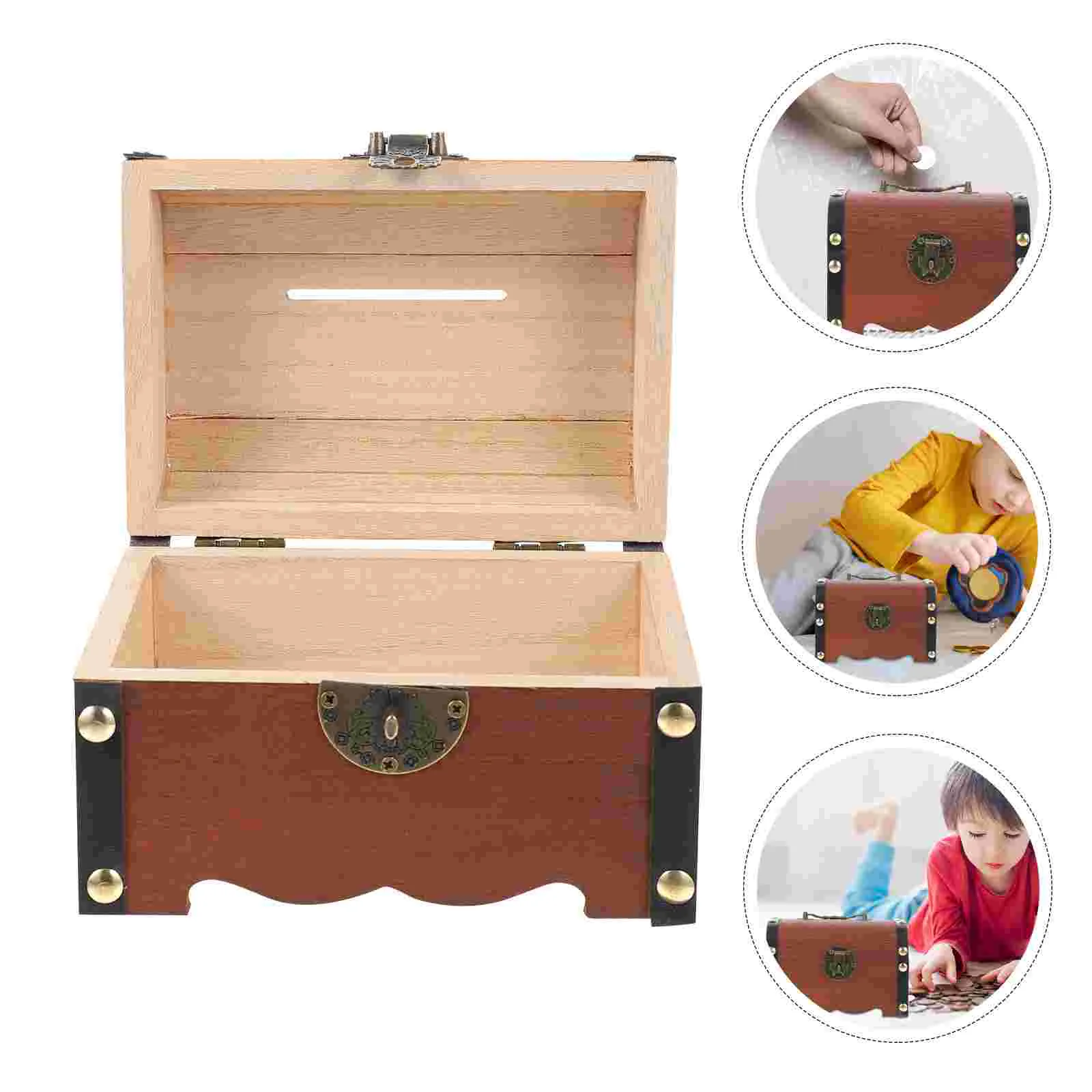 Box Bank Treasuremoney Wooden Piggykidswoodstorage Lock Jewelry Pirate Savings Woodens Keepsake Vintage Safe Woodskey Cash 
Box Bank Treasuremoney Wooden Piggykidswoodstorage Lock Jewelry Pirate Savings Woodens Keepsake Vintage Safe Woodskey Cash