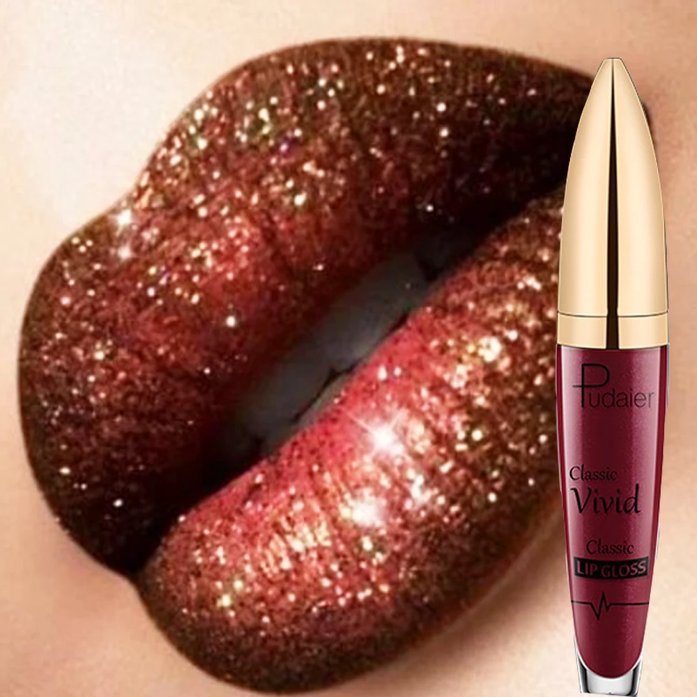 Shiny Lip Gloss Waterproof Diamond Shimmer Glitter Lip Plumper Glaze Long Lasting Highly Pigmented Liquid Lipstick Women Makeup
Shiny Lip Gloss Waterproof Diamond Shimmer Glitter Lip Plumper Glaze Long Lasting Highly Pigmented Liquid Lipstick Women Makeup